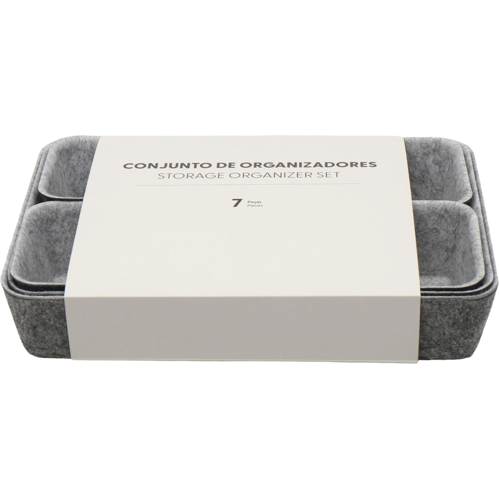 Conjunto Organizadores Gaveta Office 7 Peças - Image 3