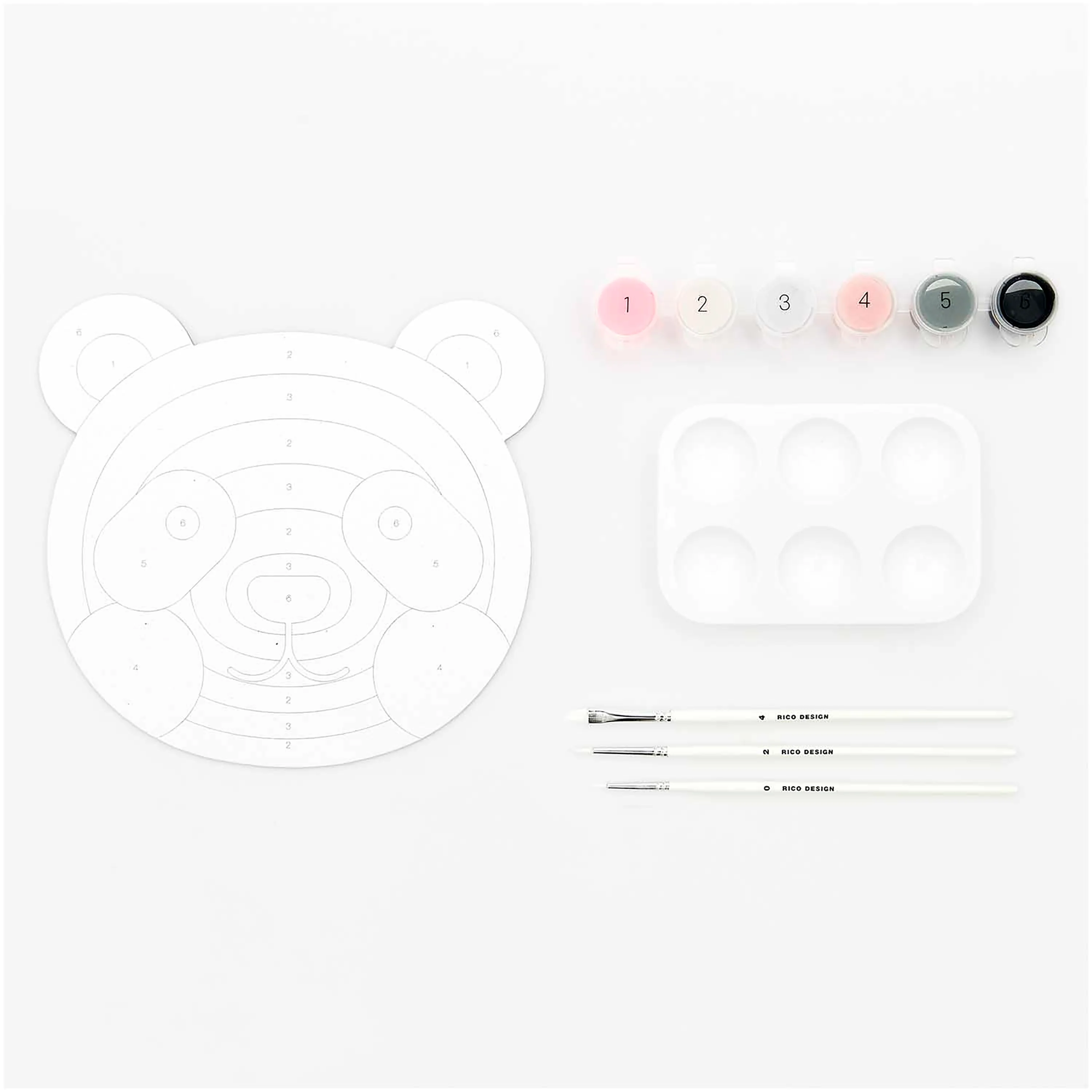 Kit Pintura Por Números - Kids Panda - Image 3